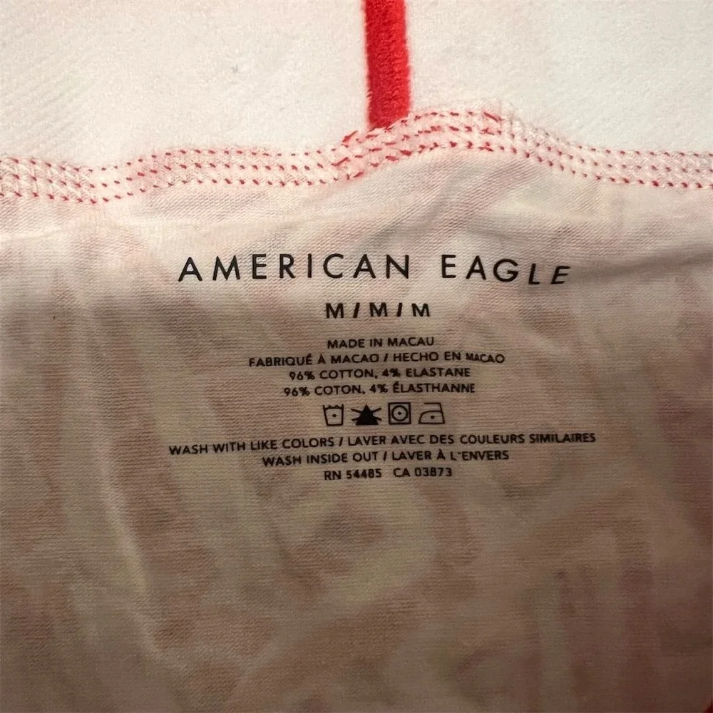 American Eagle Men's Holiday Boxer Briefs Red & White Striped‎ Size Medium NWT